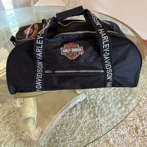 Harley Davidson Vintage Logo Sport Duffle Gym Bag Travel Carry-on Canvas